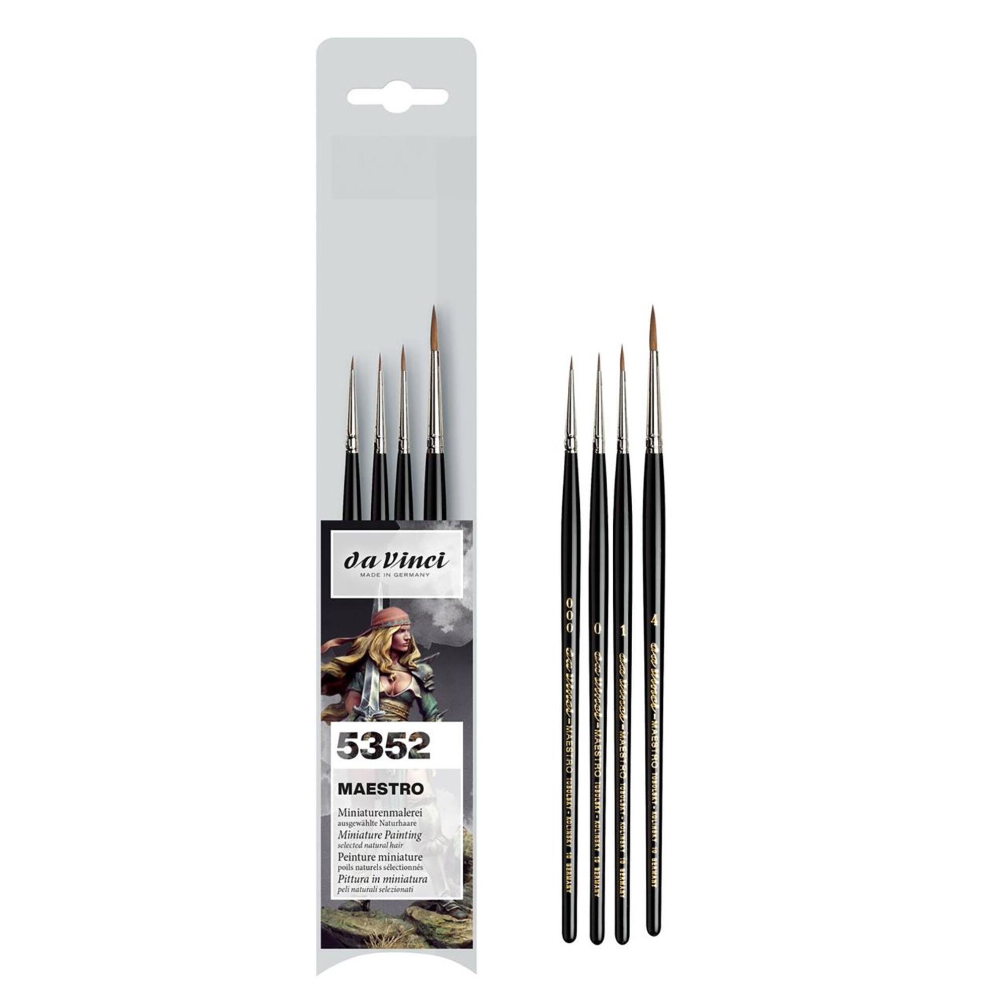 da Vinci MAESTRO Series 10 4 Piece Brush Set
